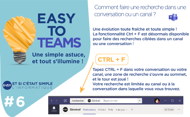 comment faire une recherche dans une conversation imessage